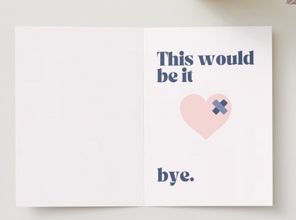 If there was a break-up card